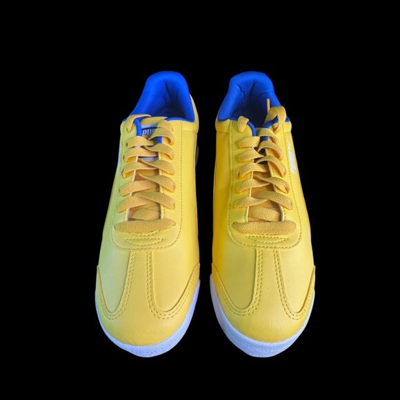 Puma Roma Basic Shoes Mens Size 10.5 Yellow Green Blue Classic Sneakers main image 11